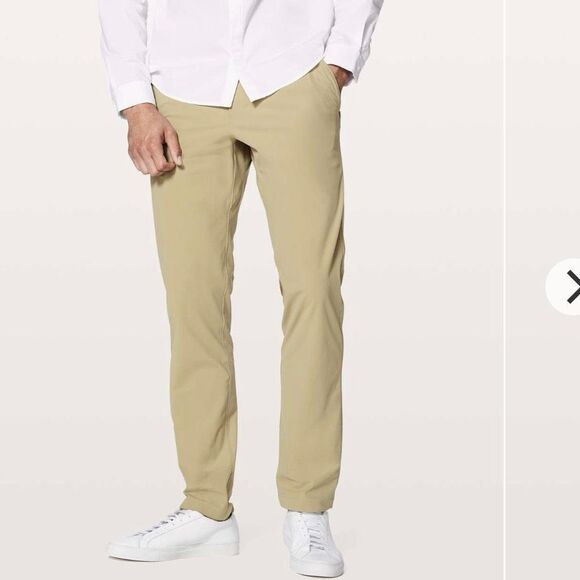 Lululemon Commission‎ Pants Relaxed Size 32 Tofino Sand tan - Picture 2 of 14